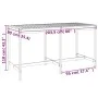 Gartentisch aus massivem Kiefernholz 203,5x90x110 cm von vidaXL, Gartentische - Ref: Foro24-824102, Preis: 124,92 €, Rabatt: %