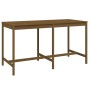 Gartentisch aus massivem Kiefernholz, honigbraun, 203,5 x 90 x 110 cm von vidaXL, Gartentische - Ref: Foro24-824105, Preis: 1...