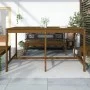 Mesa de jardín madera maciza pino marrón miel 203,5x90x110 cm de vidaXL, Mesas de jardín - Ref: Foro24-824105, Precio: 149,96...