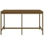 Mesa de jardín madera maciza pino marrón miel 203,5x90x110 cm de vidaXL, Mesas de jardín - Ref: Foro24-824105, Precio: 149,96...