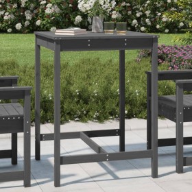 Gartentisch aus massivem grauem Kiefernholz 82,5 x 82,5 x 110 cm von vidaXL, Gartentische - Ref: Foro24-824083, Preis: 98,22 ...