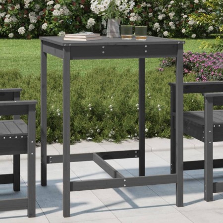 Gartentisch aus massivem grauem Kiefernholz 82,5 x 82,5 x 110 cm von vidaXL, Gartentische - Ref: Foro24-824083, Preis: 98,16 ...