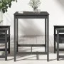 Gartentisch aus massivem grauem Kiefernholz 82,5 x 82,5 x 110 cm von vidaXL, Gartentische - Ref: Foro24-824083, Preis: 97,08 ...