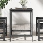Mesa de jardín madera maciza pino gris 82,5x82,5x110 cm de vidaXL, Mesas de jardín - Ref: Foro24-824083, Precio: 98,16 €