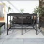 Gartentisch aus massivem grauem Kiefernholz 159,5 x 82,5 x 110 cm von vidaXL, Gartentische - Ref: Foro24-824097, Preis: 128,3...