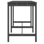 Mesa de jardín madera maciza pino gris 159,5x82,5x110 cm de vidaXL, Mesas de jardín - Ref: Foro24-824097, Precio: 128,66 €