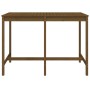 Garden table solid pine wood honey brown 159.5x82.5x110 cm by vidaXL, Garden tables - Ref: Foro24-824098, Price: 128,32 €, Di...