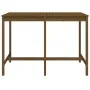 Mesa de jardín madera maciza pino marrón miel 159,5x82,5x110 cm de vidaXL, Mesas de jardín - Ref: Foro24-824098, Precio: 127,...