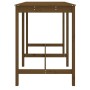Garden table solid pine wood honey brown 159.5x82.5x110 cm by vidaXL, Garden tables - Ref: Foro24-824098, Price: 128,32 €, Di...
