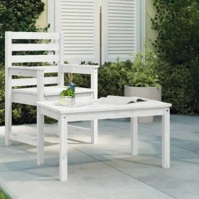 Garden table solid white pine wood 82.5x50.5x45 cm by vidaXL, Garden tables - Ref: Foro24-824114, Price: 53,65 €, Discount: %