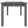 Solid gray pine garden table 82.5x50.5x45 cm by vidaXL, Garden tables - Ref: Foro24-824115, Price: 58,16 €, Discount: %