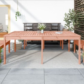 Mesa de jardín madera maciza de abeto Douglas 203,5x100x76 cm