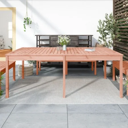 Mesa de jardín madera maciza de abeto Douglas 203,5x100x76 cm de vidaXL, Mesas de jardín - Ref: Foro24-823988, Precio: 158,86...