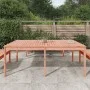 Mesa de jardín madera maciza de abeto Douglas 203,5x100x76 cm de vidaXL, Mesas de jardín - Ref: Foro24-823988, Precio: 158,86...