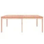 Mesa de jardín madera maciza de abeto Douglas 203,5x100x76 cm de vidaXL, Mesas de jardín - Ref: Foro24-823988, Precio: 158,86...