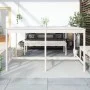 Gartentisch aus massivem Kiefernholz weiß 203,5x90x110 cm von vidaXL, Gartentische - Ref: Foro24-824103, Preis: 149,98 €, Rab...