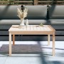 Solid pine wood garden table 82.5x82.5x45 cm by vidaXL, Garden tables - Ref: Foro24-824120, Price: 64,03 €, Discount: %