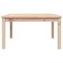 Solid pine wood garden table 82.5x82.5x45 cm by vidaXL, Garden tables - Ref: Foro24-824120, Price: 63,21 €, Discount: %