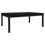Garden table solid black pine wood 121x82.5x45 cm by vidaXL, Garden tables - Ref: Foro24-824131, Price: 99,46 €, Discount: %