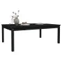 Garden table solid black pine wood 121x82.5x45 cm by vidaXL, Garden tables - Ref: Foro24-824131, Price: 99,46 €, Discount: %