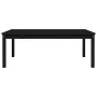 Garden table solid black pine wood 121x82.5x45 cm by vidaXL, Garden tables - Ref: Foro24-824131, Price: 99,46 €, Discount: %