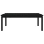 Mesa de jardín madera maciza pino negro 121x82,5x45 cm de vidaXL, Mesas de jardín - Ref: Foro24-824131, Precio: 100,76 €, Des...