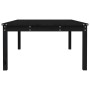 Mesa de jardín madera maciza pino negro 121x82,5x45 cm de vidaXL, Mesas de jardín - Ref: Foro24-824131, Precio: 100,76 €, Des...