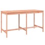 Mesa de jardín madera maciza de abeto Douglas 203,5x90x110 cm de vidaXL, Mesas de jardín - Ref: Foro24-824107, Precio: 133,45 €