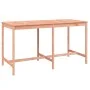 Mesa de jardín madera maciza de abeto Douglas 203,5x90x110 cm de vidaXL, Mesas de jardín - Ref: Foro24-824107, Precio: 132,25...