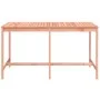 Garden table solid Douglas fir wood 203.5x90x110 cm by vidaXL, Garden tables - Ref: Foro24-824107, Price: 132,25 €, Discount: %