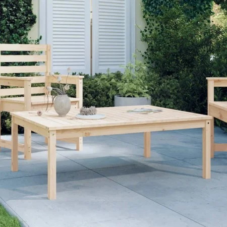 Gartentisch aus massivem Kiefernholz, 121 x 82,5 x 45 cm von vidaXL, Gartentische - Ref: Foro24-824127, Preis: 82,33 €, Rabat...
