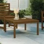 Mesa de jardín madera maciza pino marrón miel 82,5x82,5x45 cm de vidaXL, Mesas de jardín - Ref: Foro24-824123, Precio: 58,13 ...