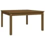 Gartentisch aus massivem Kiefernholz, honigbraun, 82,5 x 82,5 x 45 cm von vidaXL, Gartentische - Ref: Foro24-824123, Preis: 5...