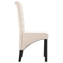 Dining chairs 2 units cream fabric by vidaXL, dining chairs - Ref: Foro24-248987, Price: 194,76 €, Discount: %