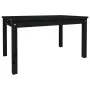 Solid black pine garden table 82.5x50.5x45 cm by vidaXL, Garden tables - Ref: Foro24-824117, Price: 47,92 €, Discount: %