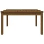 Gartentisch aus massivem Kiefernholz, honigbraun, 82,5 x 82,5 x 45 cm von vidaXL, Gartentische - Ref: Foro24-824123, Preis: 5...