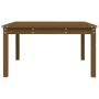 Gartentisch aus massivem Kiefernholz, honigbraun, 82,5 x 82,5 x 45 cm von vidaXL, Gartentische - Ref: Foro24-824123, Preis: 5...