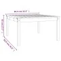 Gartentisch aus massivem Kiefernholz, honigbraun, 82,5 x 82,5 x 45 cm von vidaXL, Gartentische - Ref: Foro24-824123, Preis: 5...