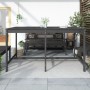 Garden table solid gray pine wood 203.5x90x110 cm by vidaXL, Garden tables - Ref: Foro24-824104, Price: 151,37 €, Discount: %