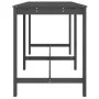 Gartentisch aus massivem, grauem Kiefernholz, 203,5 x 90 x 110 cm von vidaXL, Gartentische - Ref: Foro24-824104, Preis: 149,9...