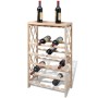 Botellero con estantes para 25 botellas madera maciza abeto