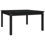 Gartentisch aus massivem schwarzem Kiefernholz 82,5 x 82,5 x 45 cm von vidaXL, Gartentische - Ref: Foro24-824124, Preis: 55,9...