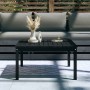 Gartentisch aus massivem schwarzem Kiefernholz 82,5 x 82,5 x 45 cm von vidaXL, Gartentische - Ref: Foro24-824124, Preis: 55,9...