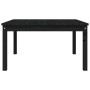 Gartentisch aus massivem schwarzem Kiefernholz 82,5 x 82,5 x 45 cm von vidaXL, Gartentische - Ref: Foro24-824124, Preis: 55,9...