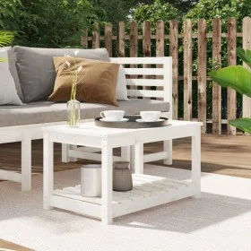 Garden table solid white pine wood 82.5x50.5x45 cm by vidaXL, Garden tables - Ref: Foro24-824135, Price: 78,34 €, Discount: %