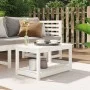 Gartentisch aus massivem weißem Kiefernholz 82,5 x 50,5 x 45 cm von vidaXL, Gartentische - Ref: Foro24-824135, Preis: 78,34 €...