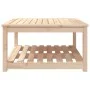 Solid pine wood garden table 82.5x82.5x45 cm by vidaXL, Garden tables - Ref: Foro24-824141, Price: 89,33 €, Discount: %
