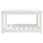 Mesa de jardín madera maciza de pino blanco 82,5x50,5x45 cm de vidaXL, Mesas de jardín - Ref: Foro24-824135, Precio: 78,42 €,...