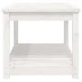 Gartentisch aus massivem weißem Kiefernholz 82,5 x 50,5 x 45 cm von vidaXL, Gartentische - Ref: Foro24-824135, Preis: 78,34 €...