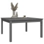 Solid pine gray garden table 82.5x82.5x45 cm by vidaXL, Garden tables - Ref: Foro24-824122, Price: 75,79 €, Discount: %